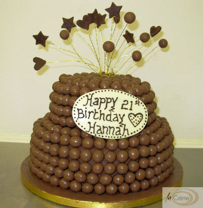 Chocolate Birthday Cakes on Chocolate Malteser 21st Birthday Cake   La Creme Patisserie Blog