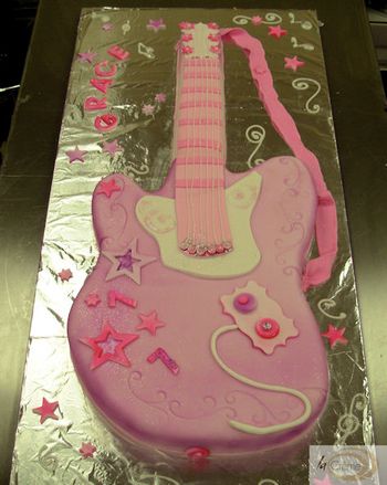 Guitar Birthday Cake on Guitar Birthday Cake Jpg