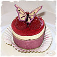 Raspberry Mousse Gateau