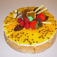 Passionfriut Mousse Gateau