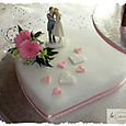 Heart Shaped Wedding Cake