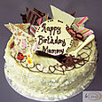 White Chocolate Birthday Cake L