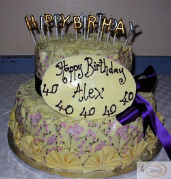 Chocolate Birthday Cake L
