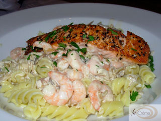 Salmon and Prawns