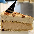 Caramel & Hazelnut mousse gateau