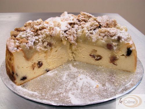 Baked Apple Crumble Cheesecake
