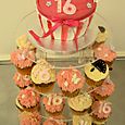 Sweet 16 cup cakes