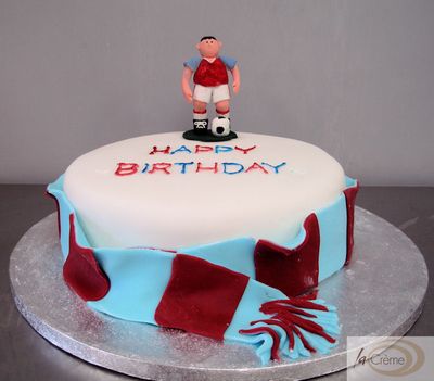 West Ham Birthday Cake