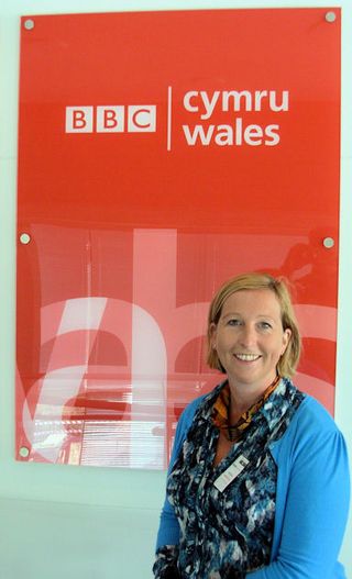 Sian at BBC Wales Sept 09