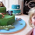 Isabel & the jungle birthday cake