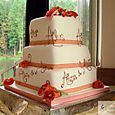 Alun & Anna's 3 tier Wedding Cake