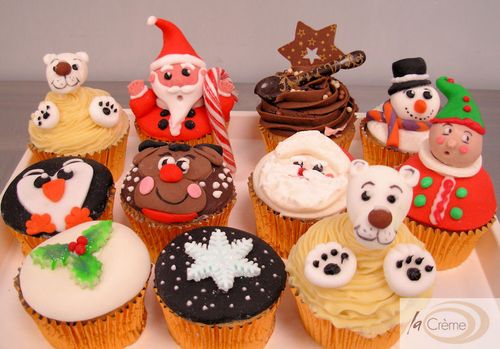 Christmas cup cakes