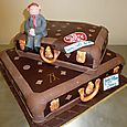 Suitcase Cake for the Atlantic Hotel