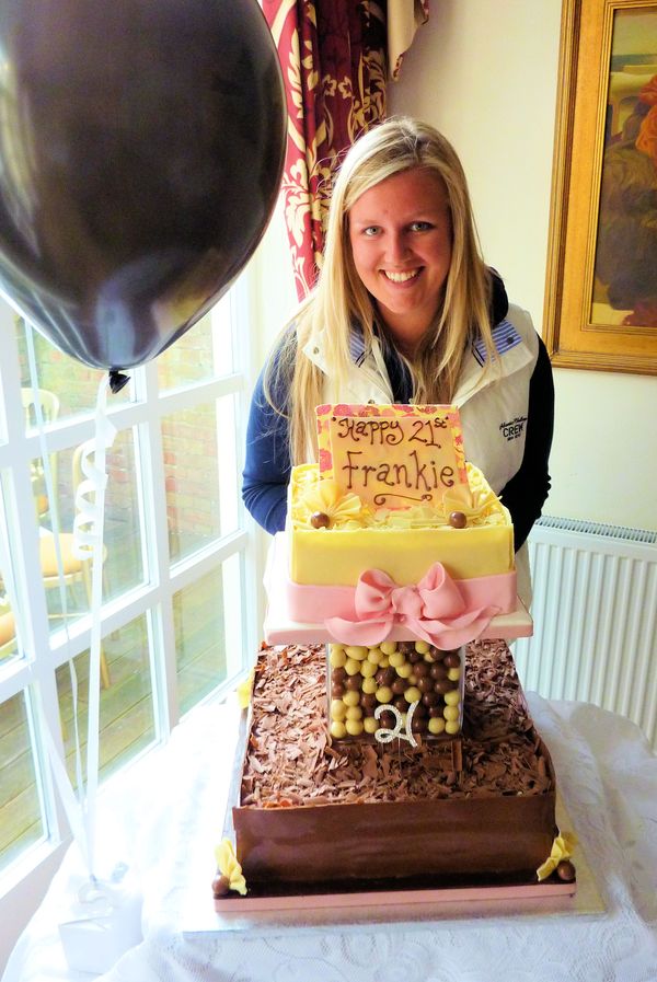 21st Chocolate Birthday Cake for Frankie - La Creme Patisserie Blog