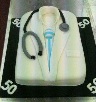 Doctor's 50th Birthday Cake