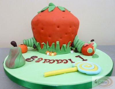 La Creme Hungry Caterpillar Birthday Cake