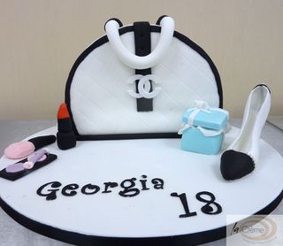 Chanel Handbag 18th Birthday Cake S