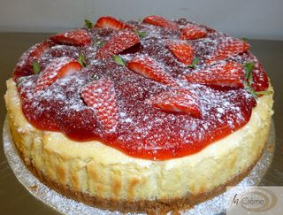 Strawberry Baked Cheesecake s