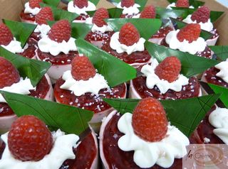 Raspberry Cheesecakes
