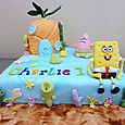 Sponge Bob 1st Birthday Cake