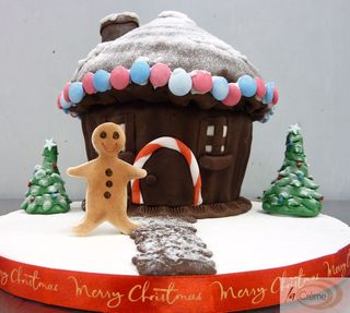 Ginger bread house christmas cake s