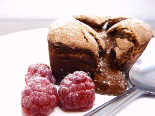 Hot Chocolate Fondant Cake