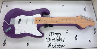 50th Birthday Guitar Cake