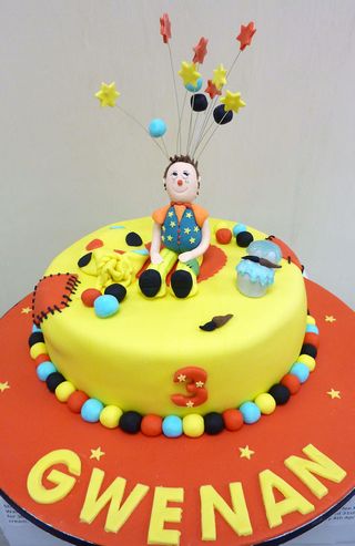 Mr Tumble 3rd Birthday Cake s