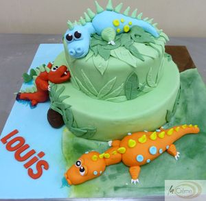 Dinosaur birthday cake s