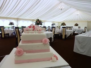 3 tier wedding cake for the oxwich bay hotel s