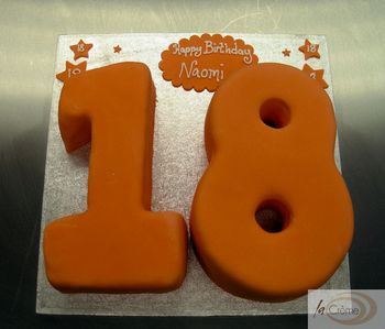 Happy 18th Birthday Cake