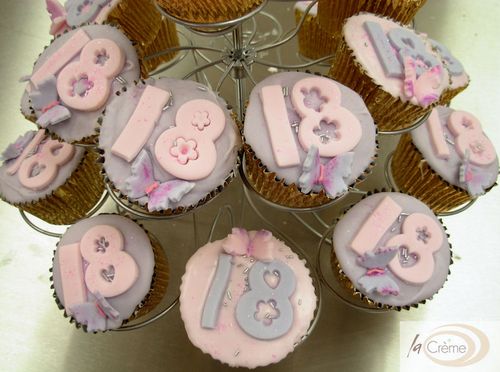 18th Birthday cup cakes