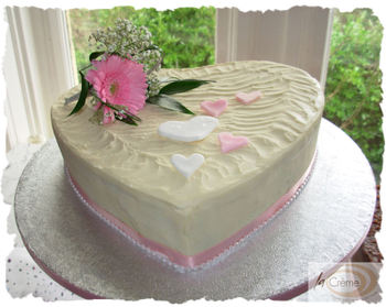 Frosted Ginger Wedding Cake